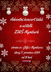 Adventní koncert žáků a učitelů ZUŠ Nymburk